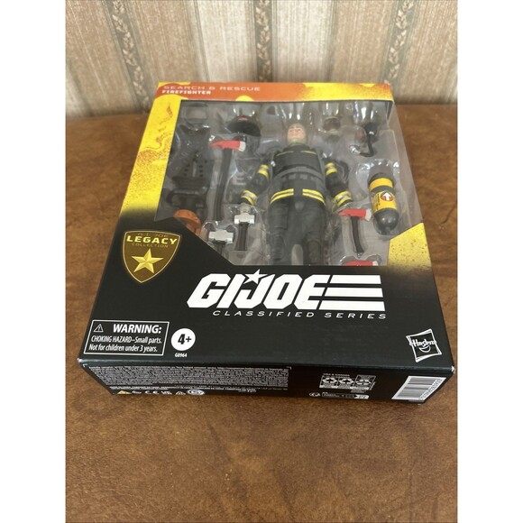 Hasbro G.I. Joe Classified Series Search & Rescue Firefighter Action Figure Gift - Picture 2 of 9